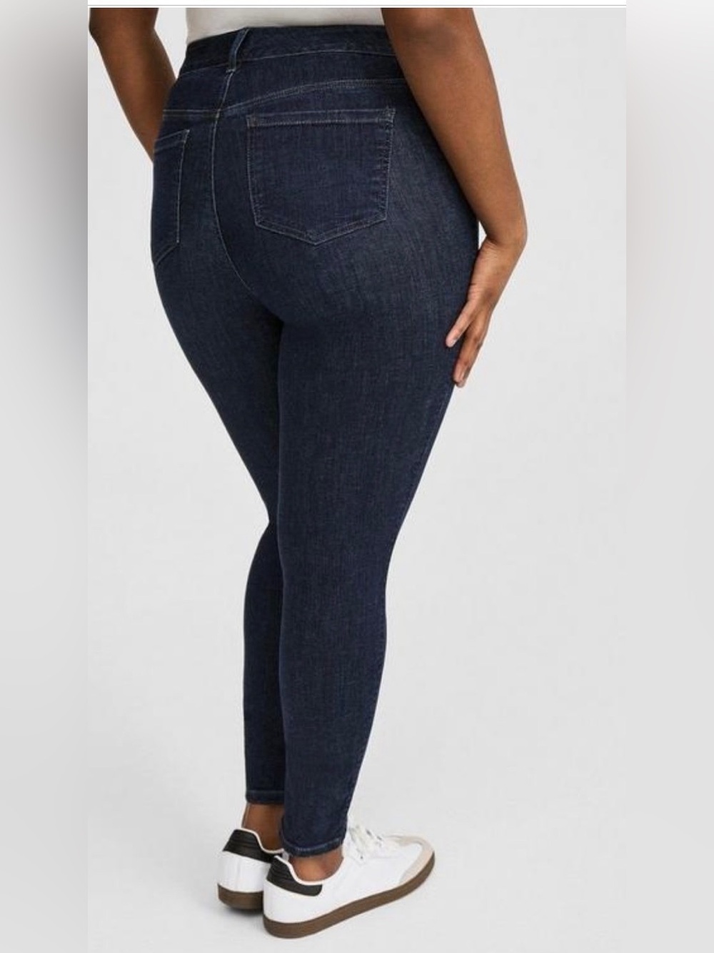 Torrid Limitless Stretch Dark Blue Jean stretches up to three sizes 16-20 NWT - Picture 3 of 16